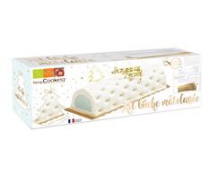 Scrapcooking 1924 Kit Moule semi rigide bûche matelassée, Plastique, Transparent, 33 x 11,5 x 6 cm