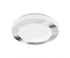 Eglo Carpi Applique murale/plafonnier LED en acier 11 W Blanc/chromé