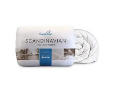 Snuggledown Couette de Scandinavie en Fibre Creuse, Polyester, Blanc, Double
