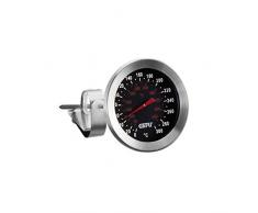 GEFU GE21780 Thermomètre de Cuisine, Acier Inoxydable, Gris, 15,7 x 6,2 x 6,2 cm