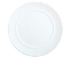 Luminarc L6353 Assiette Plate 25 cm-Alexie, Blanc - 1 UnitÃ©