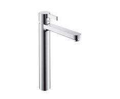 Hansgrohe 31022000 Metris S Highriser Mitigeur chromé avec bonde pour vasque