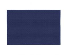 Kela 11373 Plato Set de table PVC/Polyester Bleu 45 x 30 x 1 cm