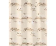 Kleine Wolke 826282305 Rideau de Douche Sky 180x200 cm en Marron, Vinyle, 20x20x5 cm
