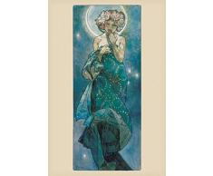 1art1 Alphonse Mucha Poster - La Lune, 1902 (91 x 61 cm)