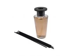 HOMEA 6DIF100PV Diffuseur de Parfum Conique Verre Orange 5,5 x 5,5 x 22,5 cm