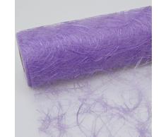 HKT Home Deco Sizoweb Chemin de table Lavande 20 cm Rouleau 25 m 64 006 de r