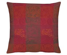 Apelt Housse de Coussin, Polyester, Bordeaux, 49 x 49 cm