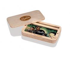 Unbekannt Rolls Secret Box Plateau Ã roulettes avec Compartiment Secret en Bois Plateau tournant avec Compartiments pour Tablette de Haute qualitÃ©