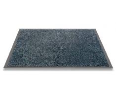 Hamat Paillasson Mars Anti-Poussière en Polypropylène Bleu 40X60 Cm