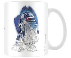 Star Wars: The Last Jedi MG24733 The Last Jedi (R2-D2 Brushstroke) Mug, Céramique, Multicolore, 11oz/315ml