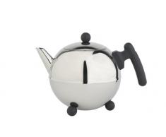 Bredemeijer 1304Z Duet Bella Rond Théière Acier Inoxydable Poignée Noir 1,2 L