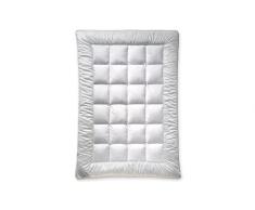 Billerbeck S22 Duo Couette Chaude Revêtement en Tissu traité à laloé Vera, Fibres synthétiques, Blanc, 135 x 200 cm