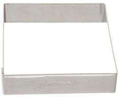 patisse 2048100 Cercle à biscut-Set Acier Inoxydable 18/8 bordé (4 cavités), Autre, Argent