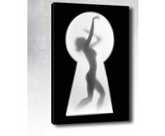 Bonamaison Peinture sur toile, multicolore, 50 x 70 cm - ConÃ§u et fabriquÃ© en Turquie