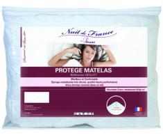 Nuit De France 329374 70/190 Protège Matelas Coton/Polyester Blanc 190 x 70 x 1 cm