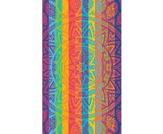 Secaneta Grande Serviette de Plage 100 x 170 cm 100% Coton Ã©gyptien Dandeliom Multicolore 170 cm