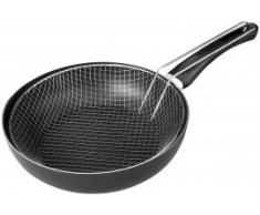 IBILI 400826N Friteuse avec Panier New Induplus, Aluminium, Noir, 45 x 26 x 8 cm