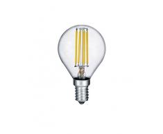 TRIO, Ampoules, Lampe 1xE14, max.4,0 W Corps: Verre, Transparent claire Ã:4,5cm, H:8,0cm IPX0,RÃ©glable avec interrupteur