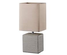 Reality R50131026 Lampe de table Céramique 28 W E14 Brun
