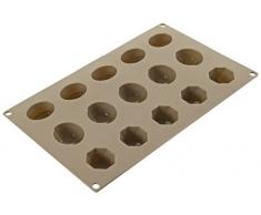 Ibili 871900 Moule pour Panna Cotta 100% Silicone