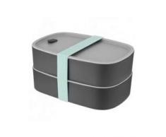 Berghoff Leo Bento BoÃ®te Ã dÃ©jeuner Double empilable Ã 2 Ã©tages Ãtanche sans BPA 1600 ML