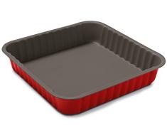 Guardini ROSSANA Plat à four 24x24 Acier antiadhésif Rouge 24x24 cm