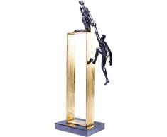 Kare Design Objet de décoration avec 2 Figurines et Objet décoratif Doré