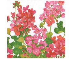 Caspari gÃ©raniums Serviettes de Table en Papier, Lot de 20, Rouge