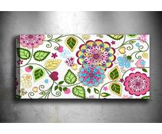 Bonamaison Peinture sur toile, multicolore, 30 x 90 cm - ConÃ§u et fabriquÃ© en Turquie