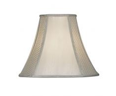 Oaks Lighting S852/20 IV souple doublé octogonale Lampe, soie, ivoire