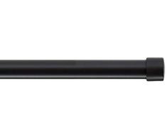 AmazonBasics Tringles à rideaux, 1.83 m - 3.66 m, Noir