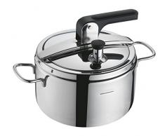 Barazzoni Cuociveloce Autocuiseur Made in Italy 5 litres-Acier Inoxydable-Diamètre 22 cm