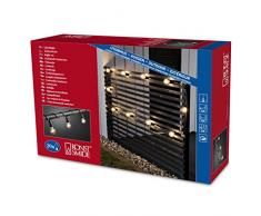 Konstsmide 2329-110 Guirlande dEclairage de Jardin Party ExtÃ©rieur E27 230 V 20 Lampes Claires CÃ¢ble Noir