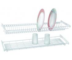 Casabriko Ãgouttoir à Vaisselle, Acier Verni, Blanc 60 cm Bianco