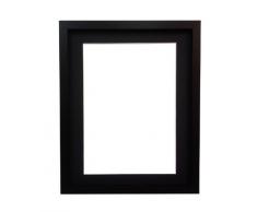 FRAMES BY POST Porte Photo 18 mm de Largeur Rio avec embase Noire 16 x 12-Pouces pour Photo de 12 x 10-Pouces, Noir