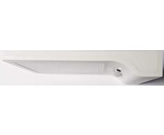 Lampe solaire LED avec capteur de mouvement et de crÃ©puscule intÃ©grÃ©, indice de protection IP44 Blanc.