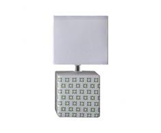 Lussiol 233730 Lampe de Chevet, CÃ©ramique, 40 W, Vert, Petite