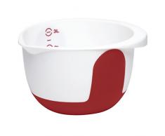 Emsa MIX & BAKE Bol à mixer 3,0 L Blanc/Rouge