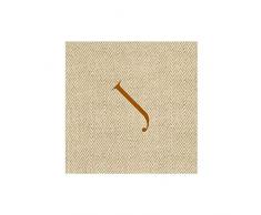Caspari Entertaining with Serviettes de Table en Papier Jute Ã Chevrons avec Monogramme Cocktail initiales J Lot de 30 Serviettes de Table