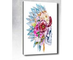 Bonamaison Peinture sur toile, multicolore, 40 x 60 cm - Conçu et fabriqué en Turquie