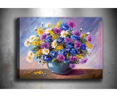 Bonamaison Peinture sur toile, multicolore, 30 x 40 cm - ConÃ§u et fabriquÃ© en Turquie