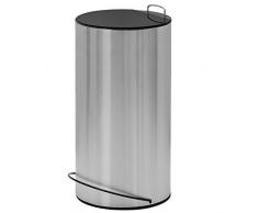 Poubelle à pédale 30L JOSH Inox