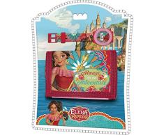 KIDS EUROSWAN Set avec Horloge numÃ©rique et Portefeuille modÃ¨le Elena de Avalor, Composite, Multicolore, 25Â x 7Â x 20Â cm