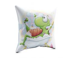 Picanova Coussin dÃ©coratif, Satin, Multicolore, 40 x 40 cm