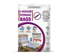 économie despace Sacs de Rangement sous Vide avec Pompe à Main, 3 Tailles Parure de lit pour Les vêtements, Les couettes, Lin Rangement de Maison Organisation (50 cm x 70 cm)