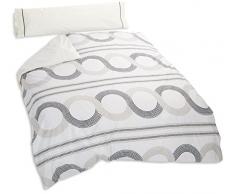 Artemur Loisirs-Duo Couette pour lit 135 cm Noir