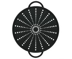 Emsa SMART KITCHEN Couvercle anti projections, passoire, en silicone 26 cm anthracite