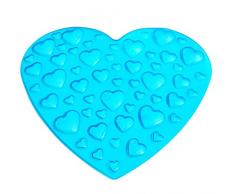 Outlook Design Valentino Tapis de Douche antiglisse Transparent Bleu