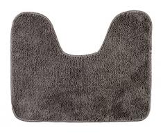 Wenko 22343100 Tapis de Contour WC Polyester Taupe 50 x 5 x 5 cm